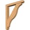Ekena Millwork Funston Craftsman Smooth Bracket w/ Offset Brace, Western Red Cedar, 5 1/2"W x 38"D x 44"H BKT0604X38X44FST04SWR - alternate 1